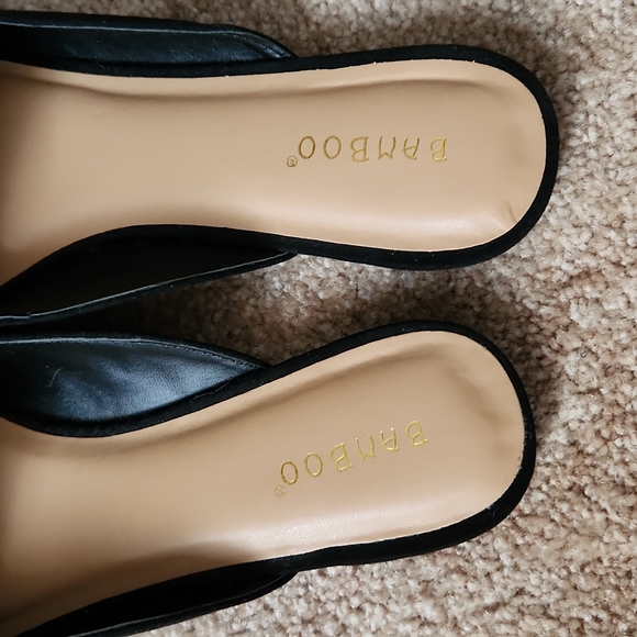 Bamboo mule slides size 10 - Picture 2 of 4